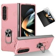 thumbnail image 1 of Allytech Galaxy Z Fold 5 Case with Front Screen Protector, With Ring Holder Stand Compatible with Car Mount Shockproof Rugged Hybrid PC Back Cover Case for Samsung Galaxy Z Fold5 5G - Pink, 1 of 12