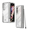 thumbnail image 1 of Allytech Galaxy Z Fold 5 Case with Screen Protector Stylus Pen, Full Body Protective Shockproof Anti-Scratch Clear Back Cover Case for Samsung Galaxy Z Fold5 - Silver, 1 of 3