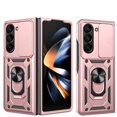 thumbnail image 1 of Allytech Galaxy Z Fold 6 5G Case with Screen Protector, Military Grade Protection Mangetic Case for Car Mount Shockproof Anti-Scratch Ring Holder Stand Case Cover for Samsung Galaxy Z Fold 6-Rosegold, 1 of 10