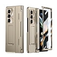 thumbnail image 1 of Allytech Galaxy Z Fold 7 5G Case with Build-in Screen Protector & Kickstand, Rugged Hybrid Full Body Shockproof Hinge Protection Phone Case for Samsung Galaxy Z Fold7 - Gold, 1 of 7
