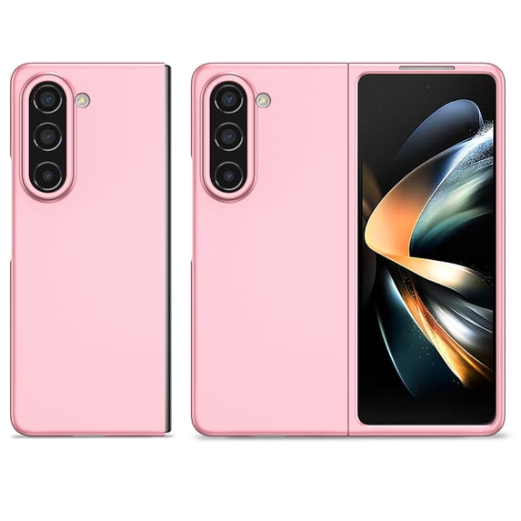 Allytech Galaxy Z Fold4 Case, Samsung Z Fold4 Cover, Ultra Slim Fit Shockproof Lightweight Anti-Scratch Protective Phone Case for Samsung Galaxy Z Fold 4 5G - Pink
