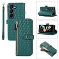 thumbnail image 1 of Allytech Galaxy Z Fold6 5G Wallet Case, Z Fold 6 Cover, Multiple Cards Slots Premium PU Leather Zipper Cash Pocket Kickstand Shockproof Wallet Cover Phone Case for Samsung Galaxy Z Fold6 5G -Green, 1 of 6
