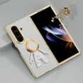 thumbnail image 1 of Allytech Galaxy Z Fold7 Case, Samsung Z Fold7 Cover, Spaceman Design Kickstand Shockproof Slim Fit Lightweight Anti-Scratch Protective Phone Case for Samsung Galaxy Z Fold7 - White, 1 of 12