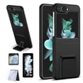 thumbnail image 1 of Allytech Galay Z Flip5 Case with 2 Set Screen Protector, Kickstand Hybrid Protective Shockproof Anti-Scratch Slim Fit Lightweight Case Cover for Samsung Galaxy Z Flip 5 5G - Black, 1 of 10