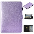thumbnail image 1 of Allytech Glitter Case for Amazon Fire Max 11 Tablet 13th Gen 2023 Released, Slim Fit PU Leather Folio Stand Pencil Holder Multi Angle Viewing Stand Shockproof Case for Fire Max 11 - Purple, 1 of 6