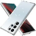 thumbnail image 1 of Allytech Glitter Case for Samsung Galaxy S22 Ultra 5G 2022, Crystal Clear Bling Sparkly Shiny Soft Flexible TPU Slim Drop Protection Shock-Absorption Case for Galaxy S22 Ultra 6.8" 2022 Released,Clear, 1 of 6