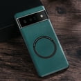thumbnail image 1 of Allytech for Google Pixel 6 Pro MagSafe Case, Compatible with MagSafe Charging, Premium PU Leather Back TPU Edges Drop Proof Scratch Resistant Thin Lightweight Case Cover for Google 6 Pro, Green, 1 of 7