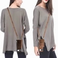 thumbnail image 1 of Allytech for Google Pixel 6A Case Cover, Detachable Crossbody Shoulder Strap Cards Slots Large Space Zipper Wallet Pocket Case Cover for Girls Women - Brown, 1 of 10