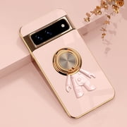 Allytech for Google Pixel 6A Case [Not fit Google Pixel 6], Slim Fit Protective Cover with Ring Holder Kickstand Fit Magnetic Car Mount Feature Case for Google Pixel 6A 6.1 2022, Purple