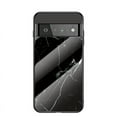 thumbnail image 1 of Allytech Google Pixel 7 2022 Case, Marble Series Tempered Glass Back Cover Shockproof Drop Protective Anti-scratch TPU Edge Back Cover Case for Google Pixel 7 2022 Released, 1 of 5