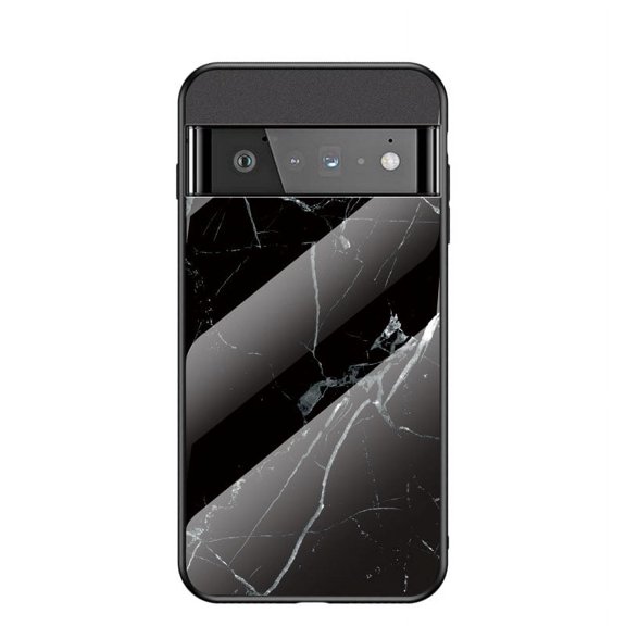 Allytech Google Pixel 7 2022 Case, Marble Series Tempered Glass Back Cover Shockproof Drop Protective Anti-scratch TPU Edge Back Cover Case for Google Pixel 7 2022 Released