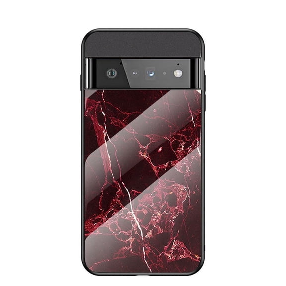 Allytech Google Pixel 7 2022 Case, Marble Series Tempered Glass Back Cover Shockproof Drop Protective Anti-scratch TPU Edge Back Cover Case for Google Pixel 7 2022 Released