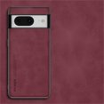 thumbnail image 1 of Allytech Google Pixel 7 Case, Ultra Slim Lightweight Luxury PU Leather Skin-Friendly Case, Shockproof Dustproof Anti-Fingerprint Screen Lens Protection Cover for Google Pixel 7 - Winered, 1 of 7