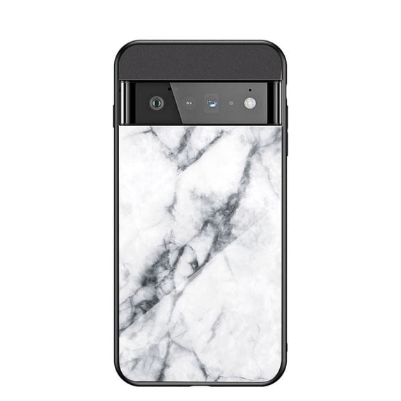 Allytech Google Pixel 7 Pro 2022 Case, Marble Series Tempered Glass Back Cover Shockproof Drop Protective Anti-scratch TPU Edge Back Cover Case for Google Pixel 7 Pro 2022 Released