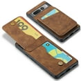 thumbnail image 1 of Allytech Google Pixel 7 Wallet Case, Cards Holder Back Cover Slim Fit Drop Protection Shockproof Kickstand Wallet Phone Case Cover for Google Pixel 7 - Brown, 1 of 8