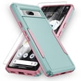 thumbnail image 1 of Allytech Google Pixel 7A Case with Screen Protector - Military Grade Protection Shockproof Anti-Scratch Rugged Hybird Case Cover for Goolge Pixel 7A 6.1" - Green, 1 of 7