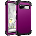 thumbnail image 1 of Allytech Google Pixel 7A Case with Screen Protector - Rugged Hybrid PC Cover Military Grade Protection Shockproof Anti-Scratch Corner Protective Case Cover for Google Pixel 7A 6.1" - Purple, 1 of 6