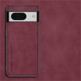 thumbnail image 1 of Allytech Google Pixel 7A Case, Ultra Slim Lightweight Luxury PU Leather Skin-Friendly Case, Shockproof Dustproof Anti-Fingerprint Screen Lens Protection Cover for Google Pixel 7A - Winered, 1 of 7