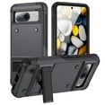 thumbnail image 1 of Allytech for Google Pixel 8 5G Rugged Case, Military Grade Shockproof Anti-Stain Heavy Duty Hybrid Fashion Case with Invisible Kickstand, Soft TPU + Hard PC Phone Case for Google Pixel 8 - Gray, 1 of 7