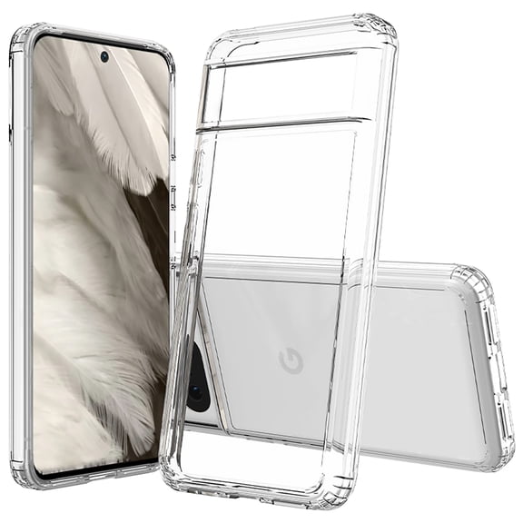 Allytech Google Pixel 8 Clear Case, Pixel 8 Cover, Crystal Clear Anti-Yellow Anti-Scratch Bumper Corner Protective Shockproof Phone Case for Google Pixel 8 - Clear