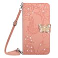 thumbnail image 1 of Allytech for Google Pixel 8 Pro Case with Bling Glitter Butterfly Embossed, Slim Fit Shoulder Strap Lanyard Kickstand Flip Folio Bumper Anti-Scratch Wallet Phone Case Cover for Google Pixel 8 Pro 6.7", 1 of 12