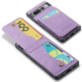thumbnail image 1 of Allytech Google Pixel 8 Pro Wallet Case, Cards Holder Back Cover Slim Fit Drop Protection Shockproof Kickstand Wallet Phone Case Cover for Google Pixel 8 Pro - Purple, 1 of 8