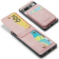 thumbnail image 1 of Allytech Google Pixel 8A Wallet Case, Cards Holder Back Cover Slim Fit Drop Protection Shockproof Kickstand Wallet Phone Case Cover for Google Pixel 8A - Pink, 1 of 8