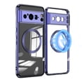 thumbnail image 1 of Allytech for Google Pixel 9 Pro XL Case Clear, Magnetic Case Compatible with Magsafe Wireless Charging Anti-Yellow Shockproof Bumper Hard PC Back Cover Case for Google Pixel 9 Pro XL - Dark Purple, 1 of 6