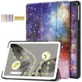 thumbnail image 1 of Allytech Google Pixel Tablet Case 10.95" 2023, Ultra Slim Fit Lightweight Shockproof Multi Angle Viewing Stand Protective Cover Case for Google Pixel Tablet - Galaxy, 1 of 10