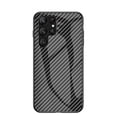 thumbnail image 1 of Allytech Gradient Case for Samsung Galaxy S25 Ultra, Slim Fit Lightweight Carbon Fiber Rugged Tempered Glass Back + Soft TPU Bumper Shockproof Drop Protection Stylish Cover Case - Black, 1 of 9