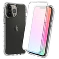 thumbnail image 1 of Allytech Gradient Clear Case for iPhone 13 Pro - Built-in Screen Protector - Hard PC + Flexible TPU Hybrid Shockproof Anti-Scratch Full Body Protection No Yellowing Ultra Slim Case - Clear, 1 of 5
