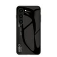 thumbnail image 1 of Allytech Gradient Color Case for Samsung Galaxy S25 Edge, Slim Fit Tempered Glass Back Cover Shockproof Bumper Anti-Scratch Phone Case for Galaxy S25 Edge - Black, 1 of 7