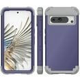 thumbnail image 1 of Allytech Heavy Duty Case for Google Pixel 8 Pro, Soft TPU + Rugged PC Triple-Layers Four Corners Protection Shockproof Anti-Scratch Case for Google Pixel 8 Pro - Blue, 1 of 7