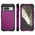 thumbnail image 1 of Allytech Heavy Duty Case for Google Pixel 8, Soft TPU + Rugged PC Triple-Layers Four Corners Protection Shockproof Anti-Scratch Case for Google Pixel 8 - Purple, 1 of 7