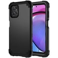 thumbnail image 1 of Allytech Heavy Duty Case for Motorola Moto G Power 2023, Soft TPU + Rugged PC Triple-Layers Four Corners Protection Shockproof Anti-Scratch Case for Motorola Moto G Power 2023 - Black, 1 of 6
