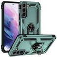 thumbnail image 1 of Allytech Heavy Duty Rugged Case for Samsung Galaxy S23, Military Grade Protection Shockproof Cover with Metal Rotatable Ring Stand, Magnetic Car Mount Holder Case for Samsung Galaxy S23 - Darkgreen, 1 of 7