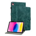 thumbnail image 1 of Allytech High-Quality iPad Air 11 Case 2024 - Slim Fit, Shockproof, Drop Protective with Kickstand – Cute Tiger Embossed Apple iPad Air 11 Inch Case Cover, Darkgreen, 1 of 5
