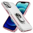 thumbnail image 1 of Allytech Hybrid Case Cover for Apple iPhone 15, with Ring Holder Stand Compatible for Car Mount Rugged Bumper Military Grade Protection Phone Case for iPhone 15 - White, 1 of 9