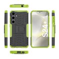 thumbnail image 1 of Allytech Hybrid Case for Samsung Galaxy S24 Plus with Hidden Kickstand, [Rugged PC + Soft TPU] [Full Body Protection] Anti-Fall Non-Slip Shockproof Heavy Duty Case - Green, 1 of 8