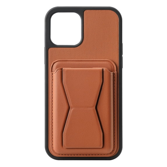 Allytech Kickstand Case for iPhone 11 Pro (5.8" 2019), Vertical and Horizontal Stand Soft Flexible TPU Frame PU Leather Back Card Holder Anti-Scratch Non-Slip Cover for iPhone 11 Pro, Brown