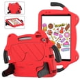 thumbnail image 1 of Allytech Kids Case for Apple iPad 10.2 9th 8th 7th Gen, iPad 10.2" Case 2022/2021/2020, EVA Rubber Handle Stand Shockproof Drop Protection Lightweight iPad 10.2 Case Cover for Kids - Red, 1 of 8
