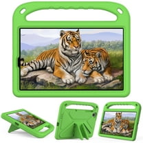 Allytech Kids Case Lenovo Tab M10 FHD Plus (2nd Gen) 10.3-Inch Android Tablet (Model: TB-X606F / TB-X606X),Soft EVA Rubber Children Proof Handle Kickstand Heavy Duty Protection Shockproof,Green