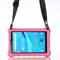 thumbnail image 1 of Allytech Kids Case for Lenovo Tab M8 HD TB-8505F/ Tab M8 FHD TB-8705F, Soft EVA Rubber Kids Friendly Shockproof Drop Protection Lightweight Case Cover with Adjustable Hand Strap, Rose, 1 of 9