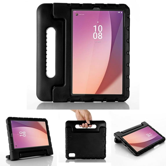 Allytech Kids Case for Lenovo Tab M9 2023, EVA Rubber Heavy Duty Protective Shockproof Handle Stand Lightweight Kids Friendly Case Cover for Lenovo Tab M9 9.0" 2023 Released - Black