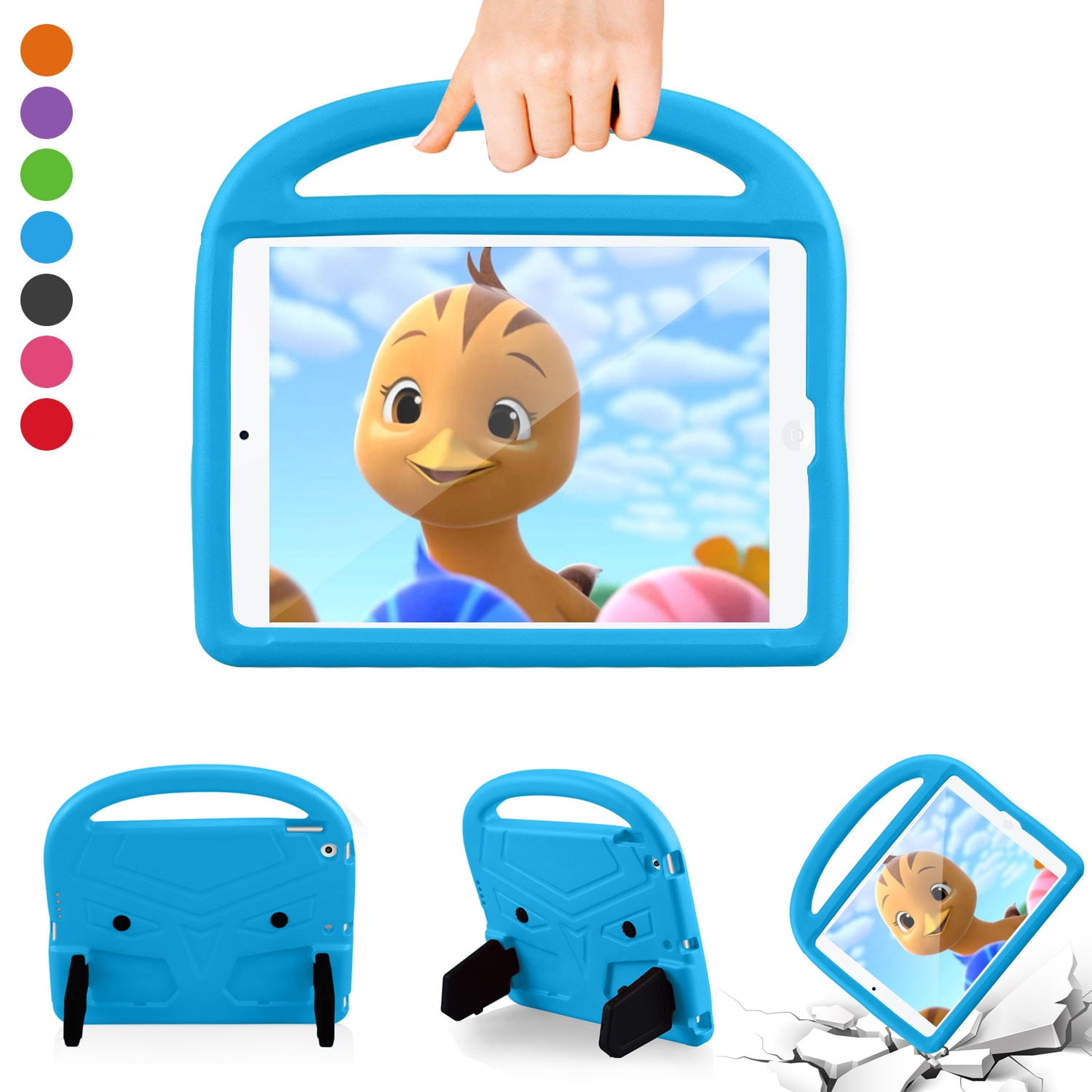 Allytech Kids Case for New iPad 10.2" 7th Generation, Soft EVA Foam