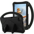 thumbnail image 1 of Allytech Kids Case for Samsung Galaxy Tab A 8.0 2019 Released Model SM-T290 T295, Soft EVA Silicone Protective Kids Proof Without Screen Protector Convertible Handle Kickstand Lightweight, Black, 1 of 6