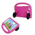 thumbnail image 1 of Allytech Kids Case for Samsung Galaxy Tab A 8.0" 2019 SM-T290 T295 T297, Rugged Shockproof Cute Car Design Handle Stand Protective Lightwight EVA Silicone Kids Friendly Case for Girls Boys - Rose, 1 of 5