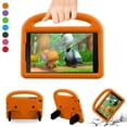 thumbnail image 1 of Allytech Kids Case for Samsung Galaxy Tab A 8.0 2019 SM-T290 T295 T297, Silicone EVA Handle Kickstand Heavy Duty Protection Shockproof Kids Friendly Back Cover Case for Galaxy Tab A 8.0 T290,Orange, 1 of 5