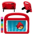 thumbnail image 1 of Allytech Kids Case for Samsung Galaxy Tab 8 Inch (Model T330/T375/T377/T380/T385/T387 ONLY), EVA Shockproof Kids Friendly Shockproof Cover Handle Stand Lightweight Protective, Red, 1 of 7