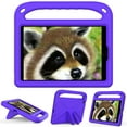 thumbnail image 1 of Allytech Kids Case for Samsung Galaxy Tab A 8.0 2019 SM-T290 T295 T297, Soft EVA Rubber Kids Friendly Handle Kickstand Shock Absorption Scratch Resistant Heavy Duty Protection Shockproof, Purple, 1 of 6